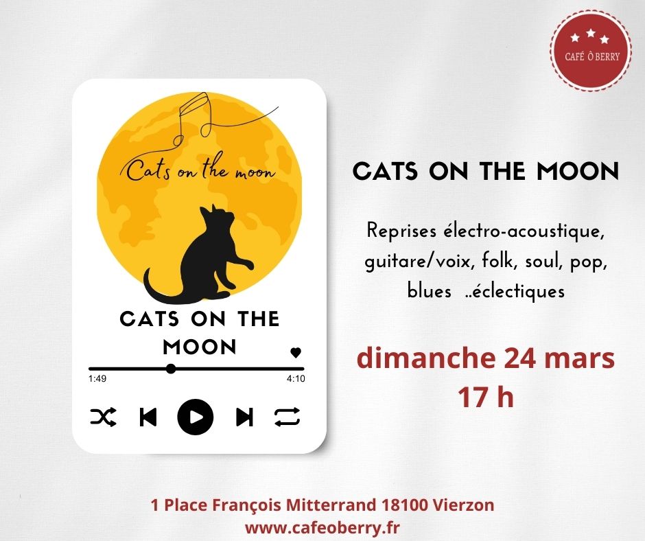 Concert de Cats on the moon 24 mars 2024
