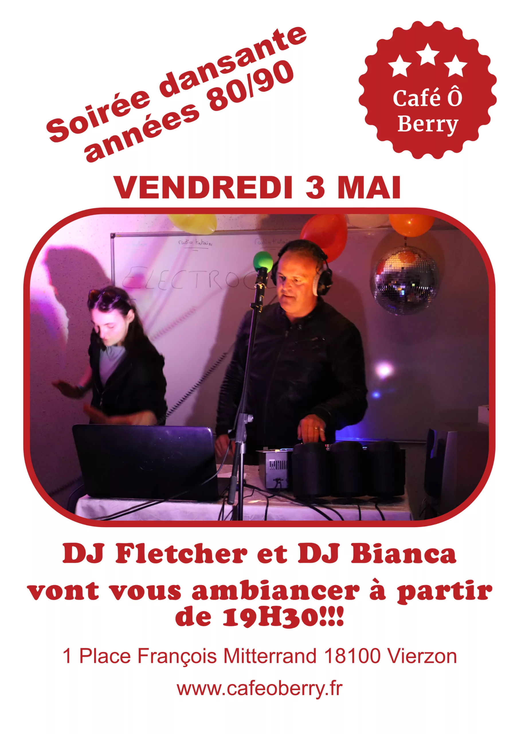 Soirée DJ 3 mai
