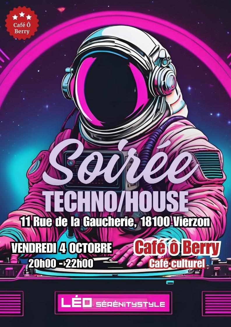 Soirée techno/House Léo Sérénitystyle