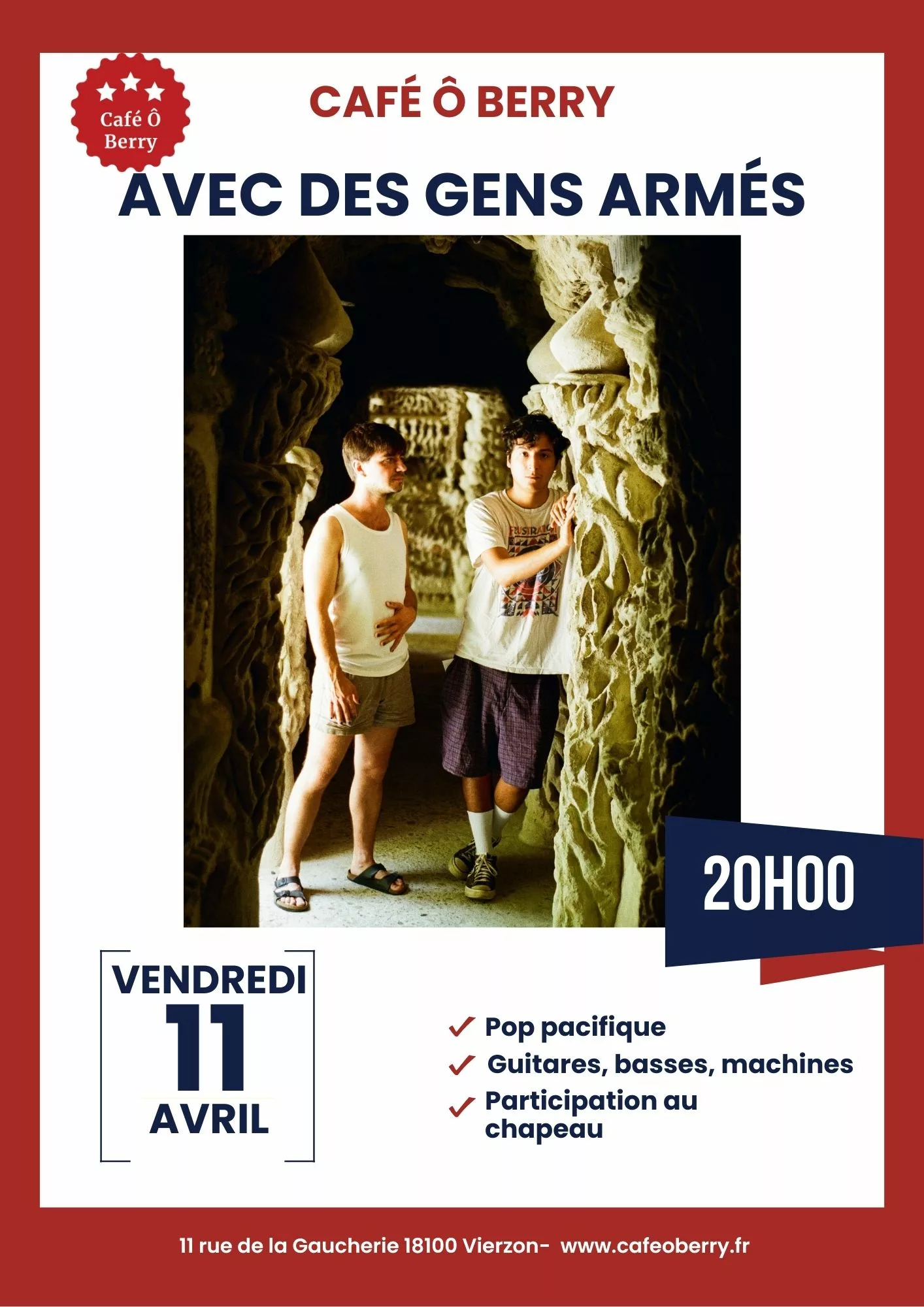 Avec des gens armés